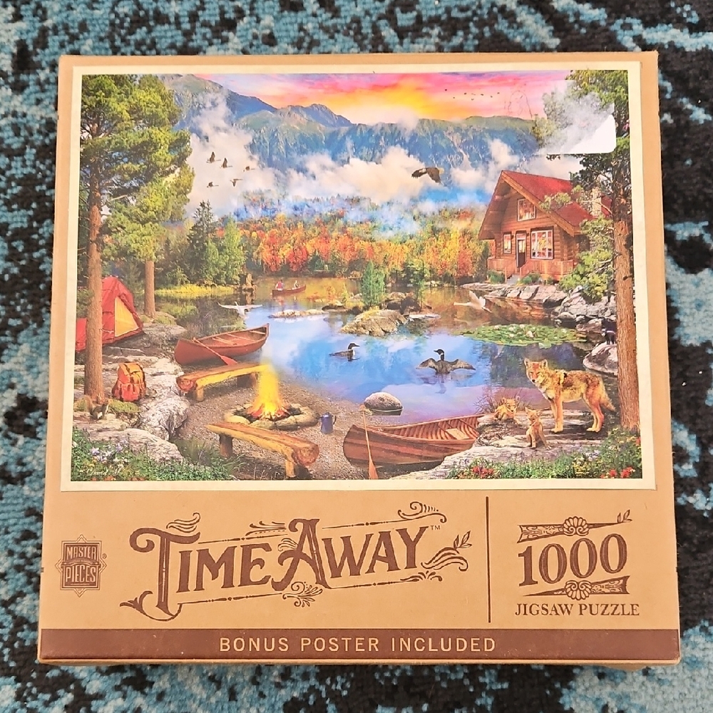 1000 puzzle Time Away Cabin on the Lake